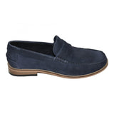 Front Men's Penny Loafer Navy: LC JONES
