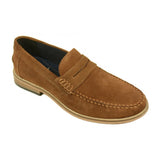 Front Men's Penny Loafer Tan: LC JONES
