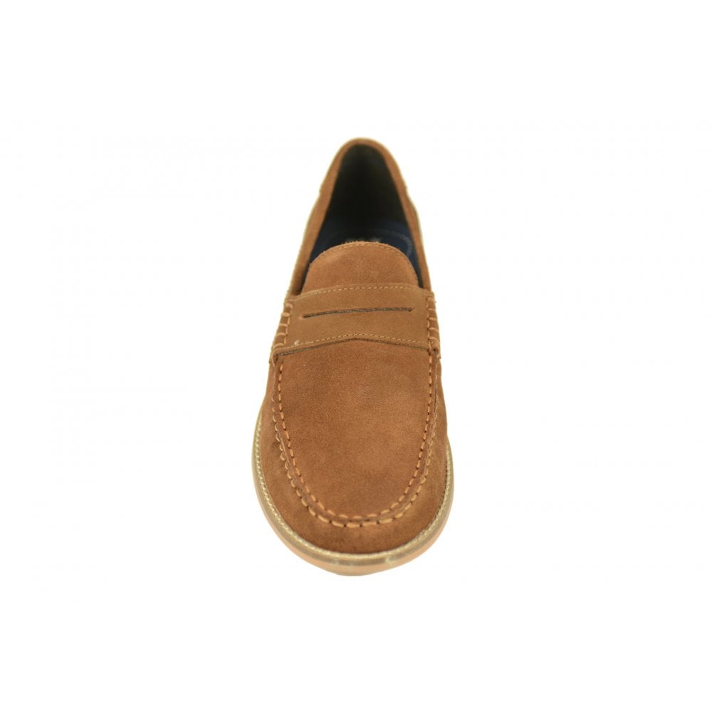 Front Men's Penny Loafer Tan: LC JONES
