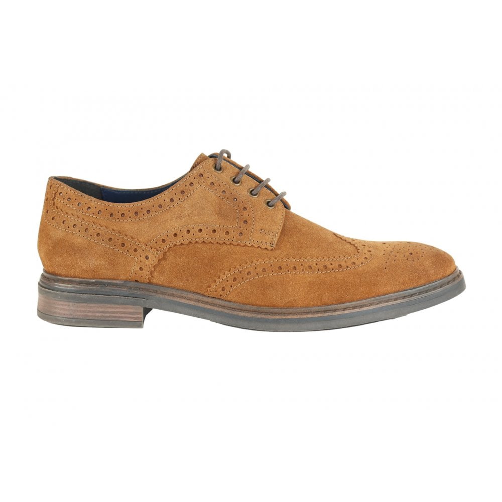 Front Men's Wingtip Brogues Brown/Camel: LC BALHAM