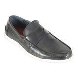 Front Classic Men's Lightweight Loafer Trainers Navy: LC HAMILTON