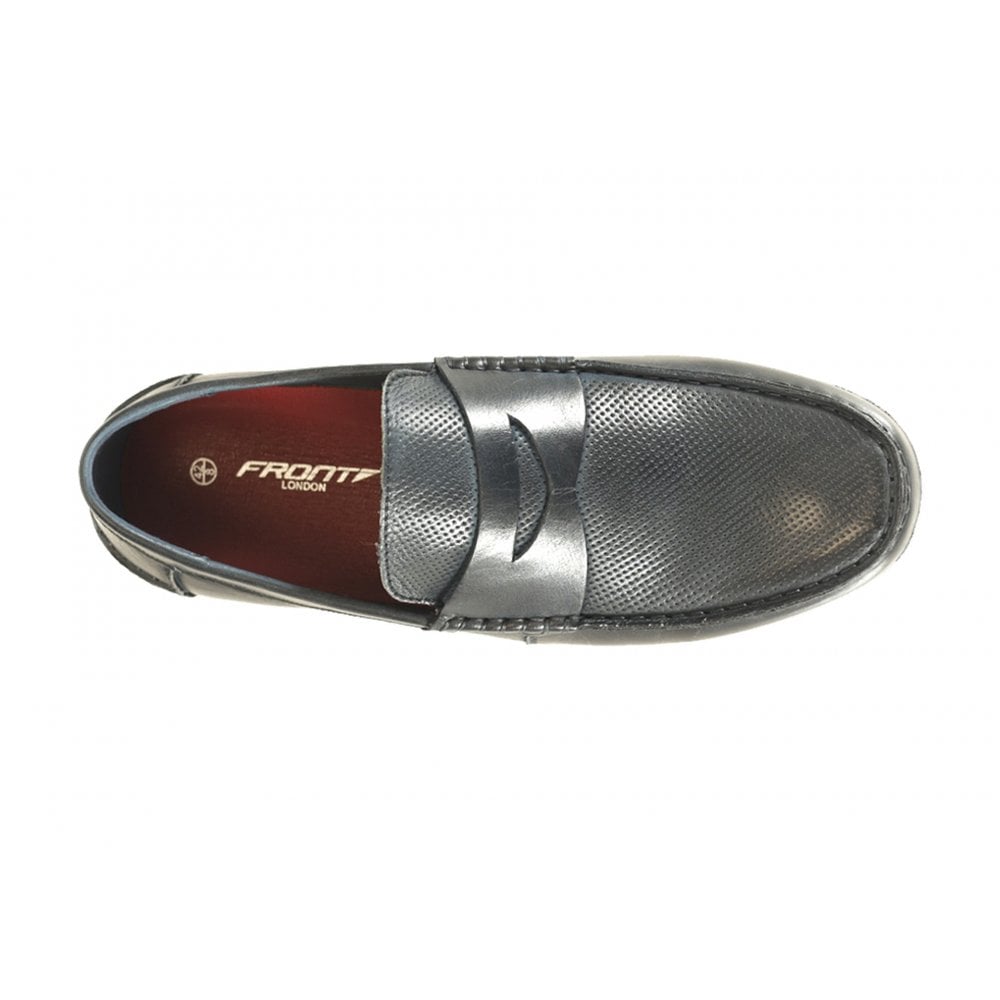 Front Classic Men's Lightweight Loafer Trainers Navy: LC HAMILTON