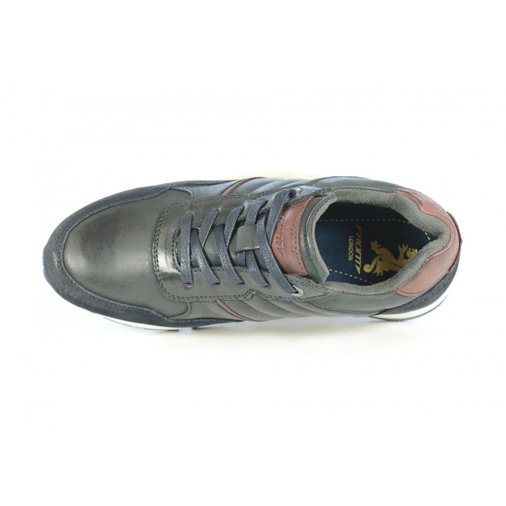 Front Casual Daily Men's Trainer Navy/Burgundy: LC OHIO