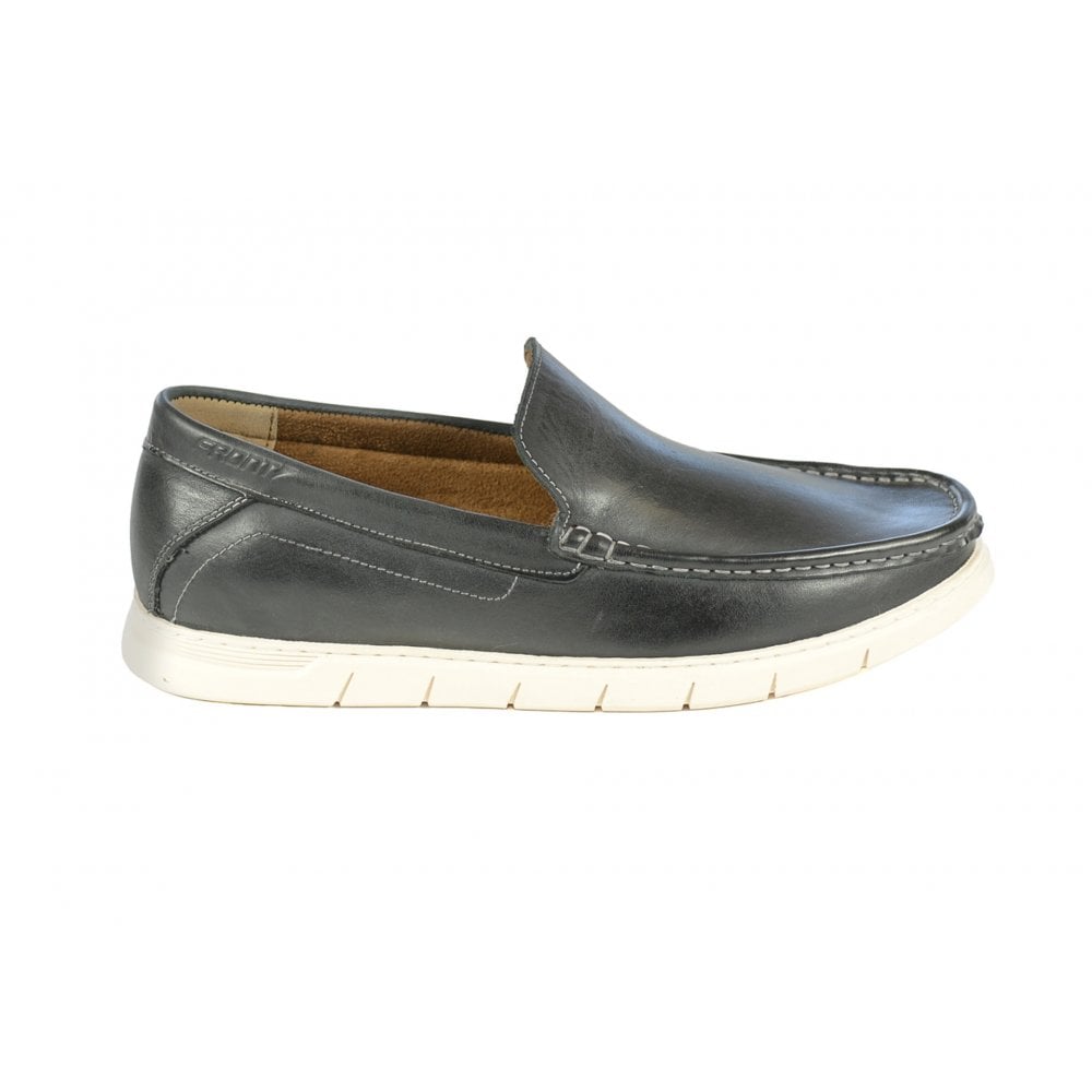 Front Men's Versatile Loafer Shoes Navy: LC DINO