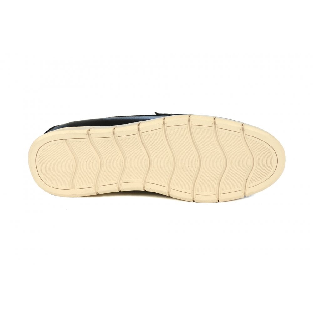 Front Men's Versatile Loafer Shoes Navy: LC DINO