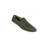 Azor Men's Suede Versatile Loafer Green: LC SAVONA