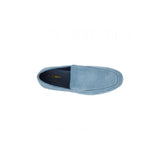 Azor Men's Suede Versatile Loafer Light Blue: LC SAVONA
