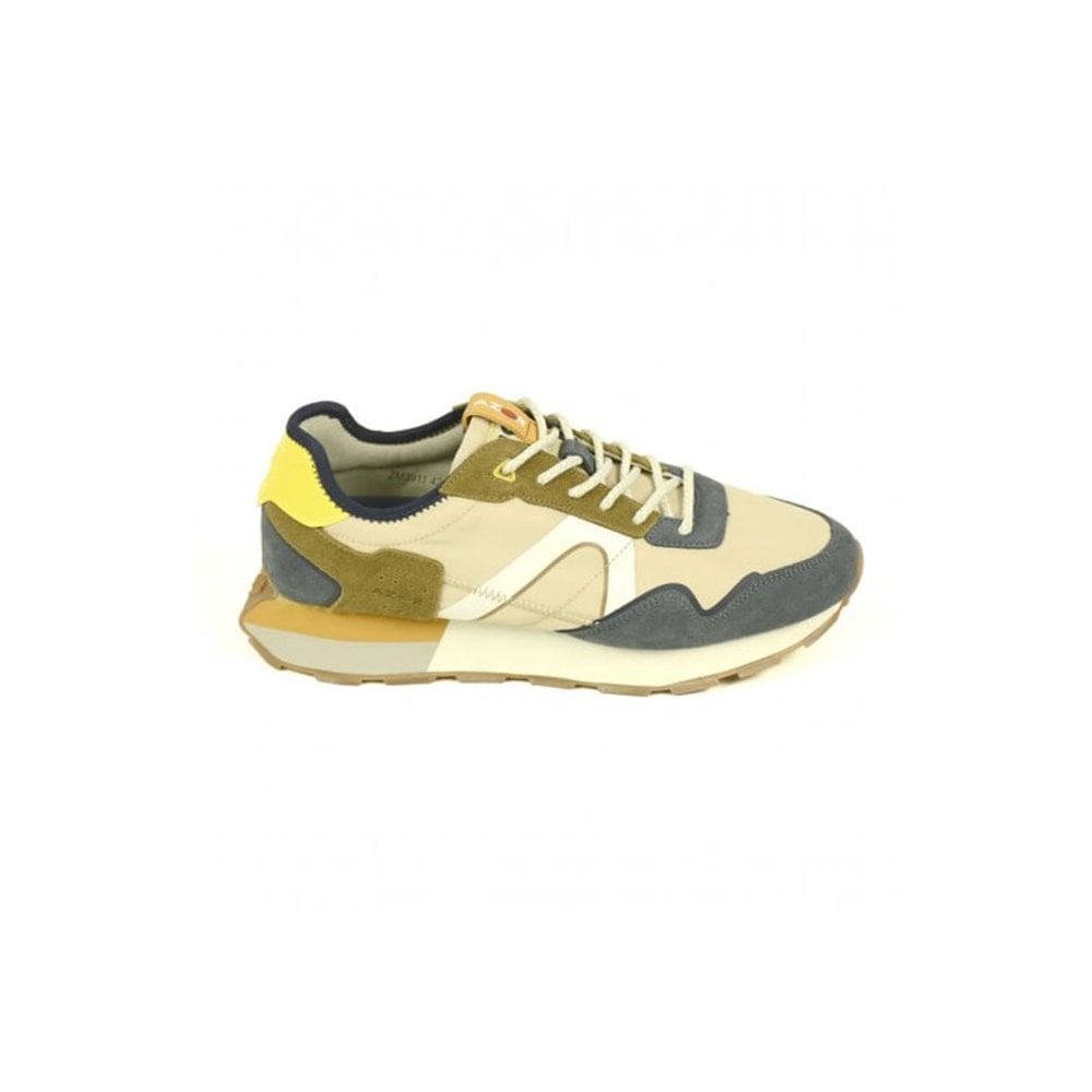 Azor Men's Retro Trainers Bei/Brn/Nvy: LC SLATE