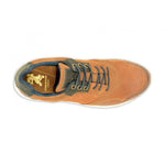 Front Classic Lace-up Style Trainers Tan/Navy: LC CHICAGO