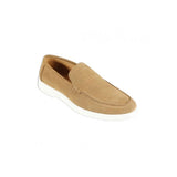 Azor Men's Suede Versatile Loafer Tan: LC SAVONA