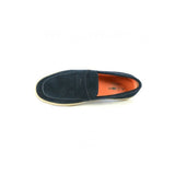 Azor Men's Slip-on Loafer Navy Suede: LC THEO