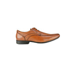 Front Men's Square Toe Derby Shoe Tan: LC Snowden
