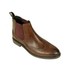 Front Men's Henderson Brogue Boots Brown: LC HENDERSON