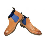 Front Men's Henderson Brogue Boots Tan: LC HENDERSON
