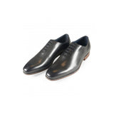 Azor Classic Men's Leather Oxford Shoe Black/Grey: LC STEFANO