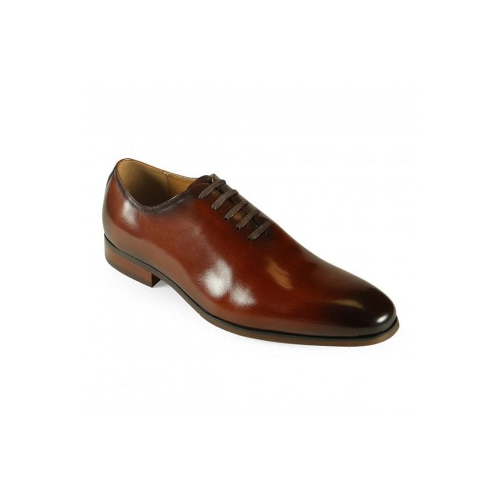 Azor Classic Men's Leather Oxford Shoe Chestnut: LC STEFANO