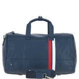 Gabicci Leather Holdall Navy: GB-64955