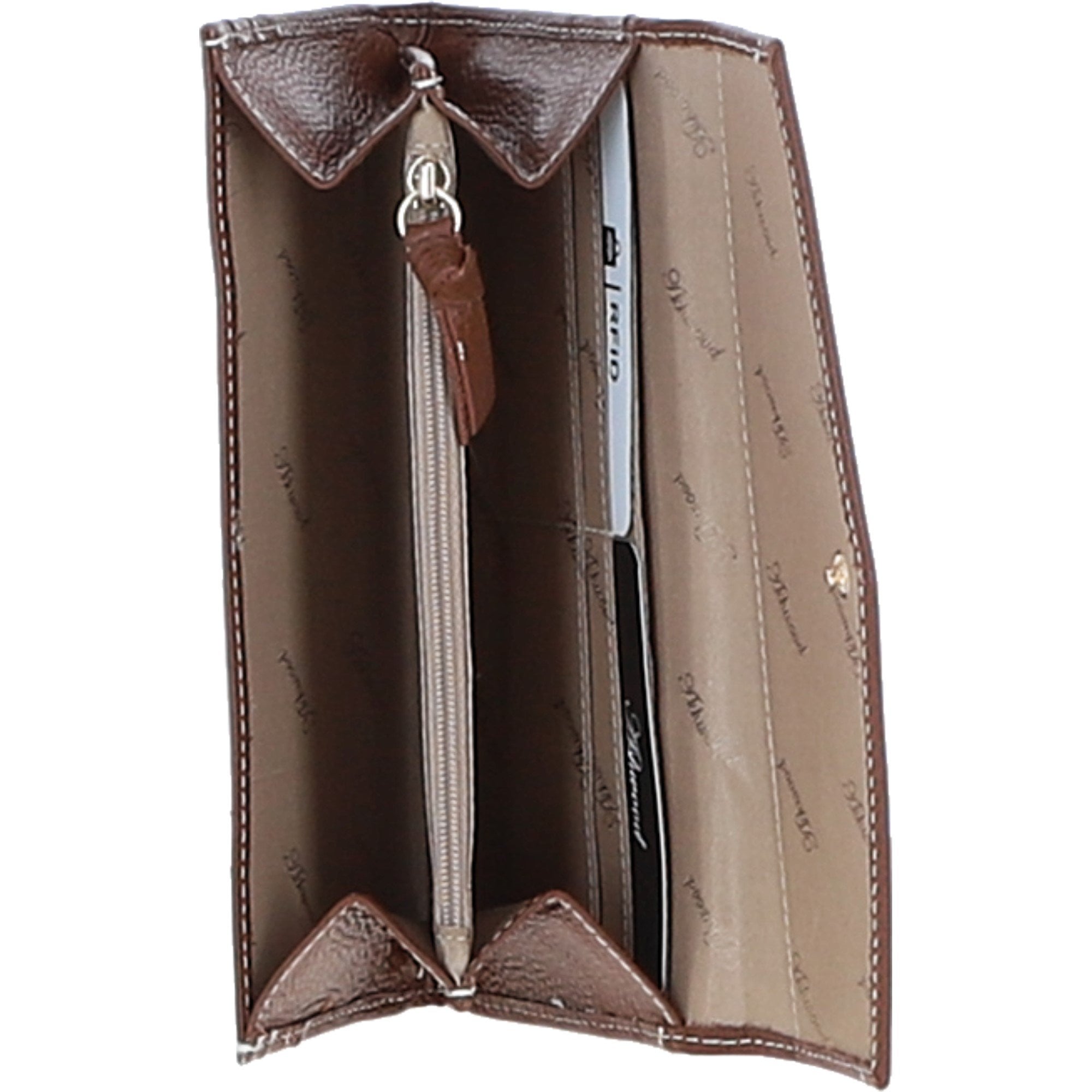 Ashwood Women's Leather Purse 2 Tone Tan: Ash-27