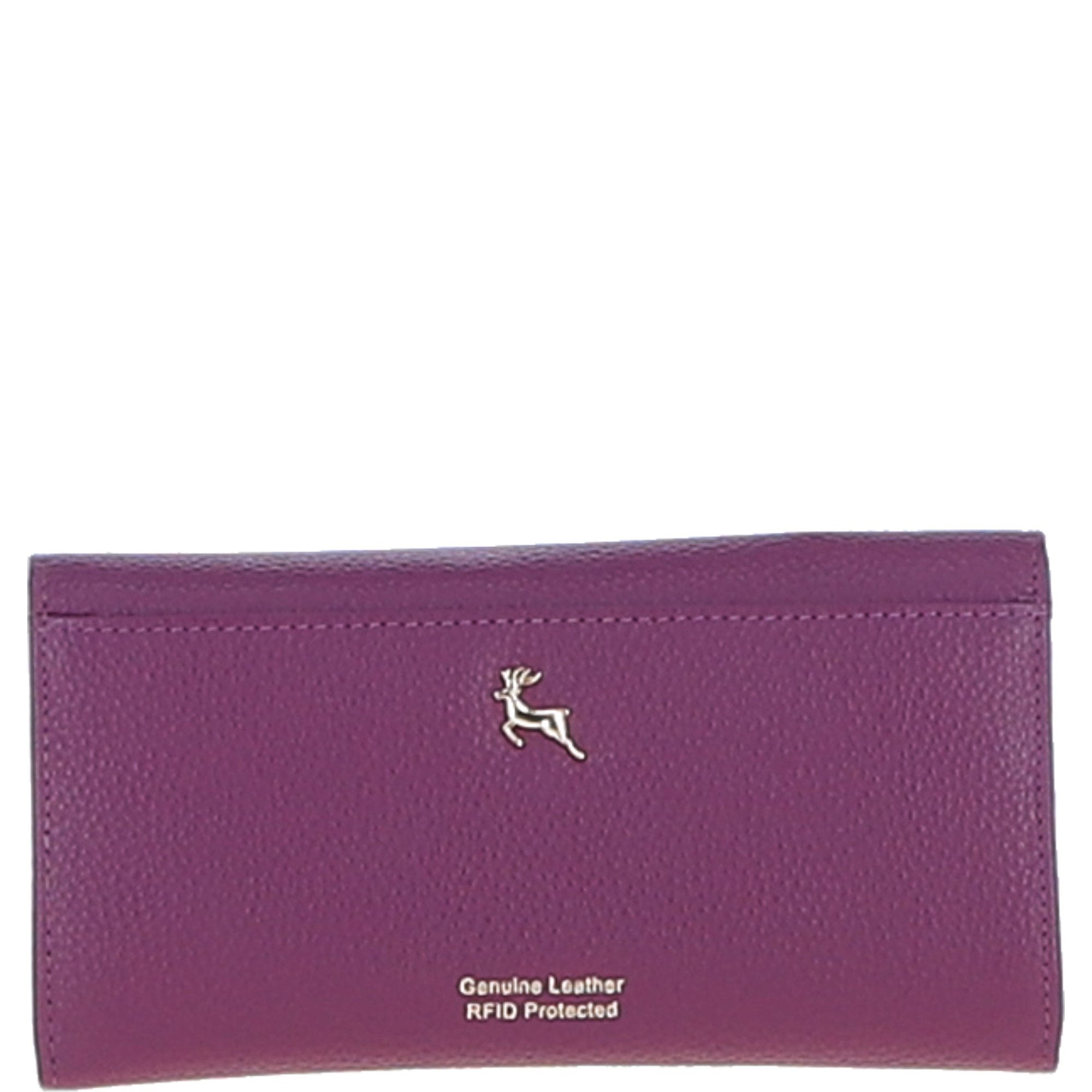 Ashwood Women's Leather Purse Raspberry: Ash-27
