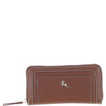 Ashwood Women's Leather RFID Zip-Around Purse 2 Tone Tan: Ash-32