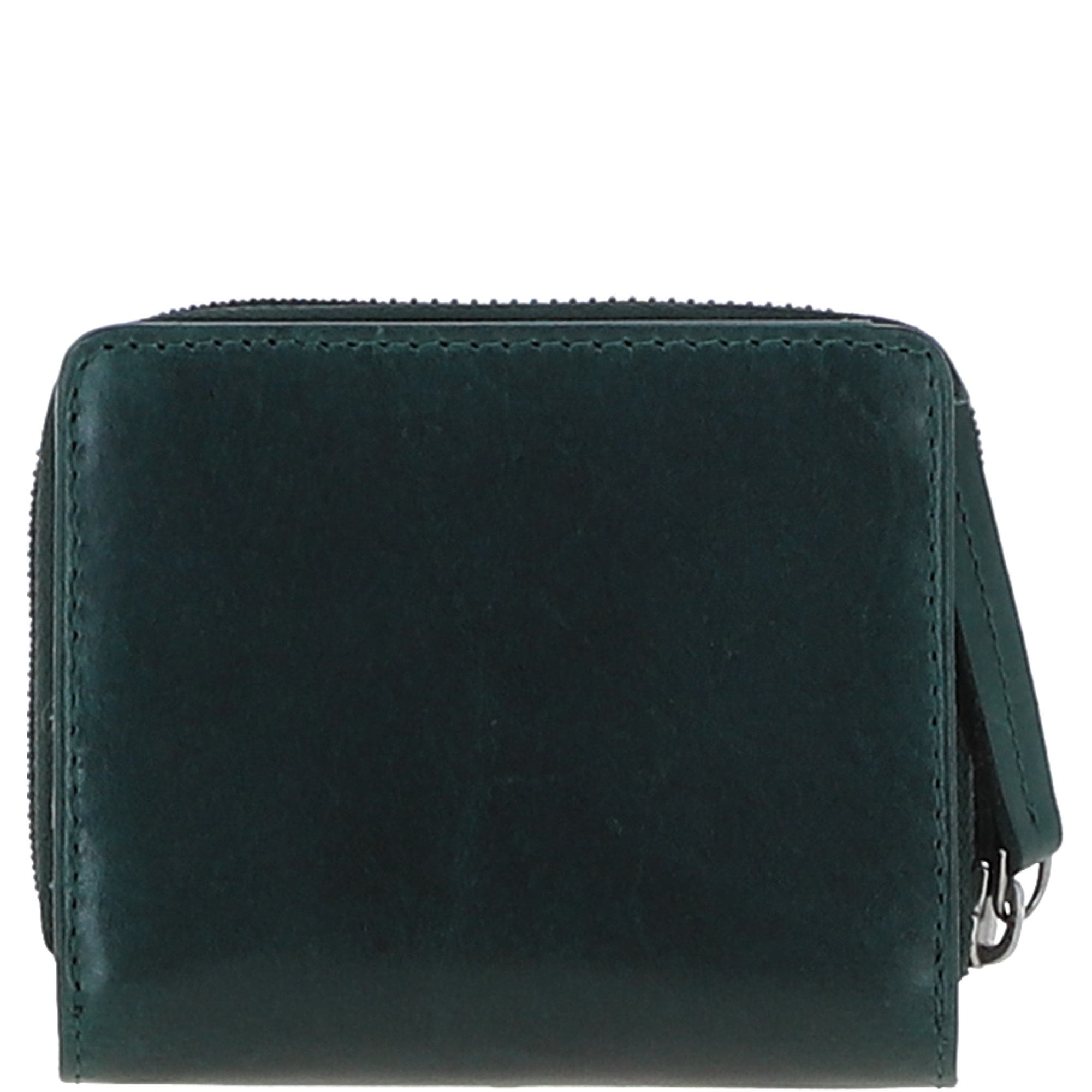 Ashwood Leather Multi Compartment Purse with Gift Box Green: P-60