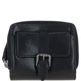 Ashwood Leather Multi Compartment Purse with Gift Box Black: P-60