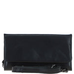 Ashwood Leather Detachable Strap Crossbody Clutch Purse Black: P-64