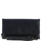 Ashwood Leather Detachable Strap Crossbody Clutch Purse Black: P-64