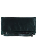 Ashwood Leather Detachable Strap Crossbody Clutch Purse Green: P-64