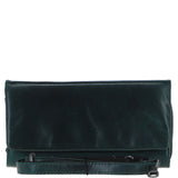 Ashwood Leather Detachable Strap Crossbody Clutch Purse Green: P-64