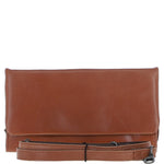 Ashwood Leather Detachable Strap Crossbody Clutch Purse Tan: P-64