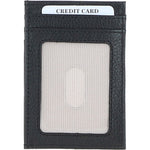 Ashwood Leather & Harris Tweed® Cloth Stylish Flat Card Holder Black/White: TW-52-12-BW