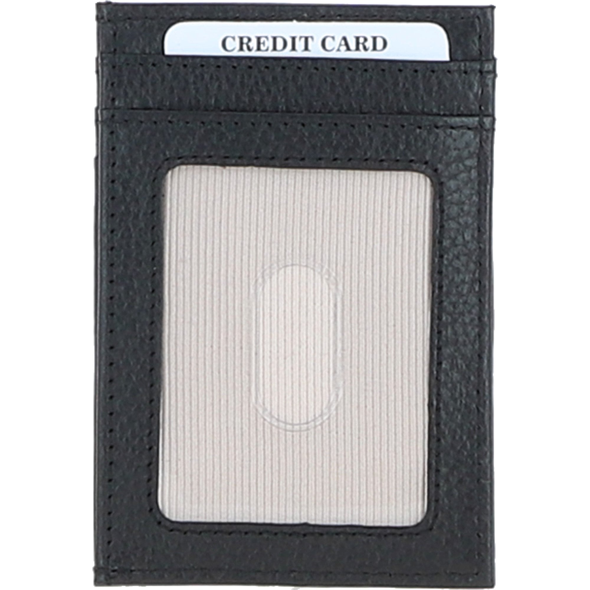 Ashwood Leather & Harris Tweed® Cloth Stylish Flat Card Holder Black/White: TW-52-12-BW