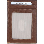 Ashwood Leather & Harris Tweed® Cloth Stylish Flat Card Holder Tan/Mcload: TW-52-02-TM