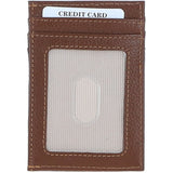 Ashwood Leather & Harris Tweed® Cloth Stylish Flat Card Holder Tan/Mcload: TW-52-02-TM