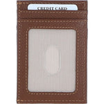 Ashwood Leather & Harris Tweed® Cloth Stylish Flat Card Holder Tan/Green/Red: TW-52-08-TR