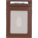 Ashwood Leather & Harris Tweed® Cloth Stylish Flat Card Holder Tan/Green/Red: TW-52-08-TR