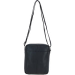 Compact Travel Messenger Bag with Multiple Zip Pockets and Adjustable Strap Black: MADRID