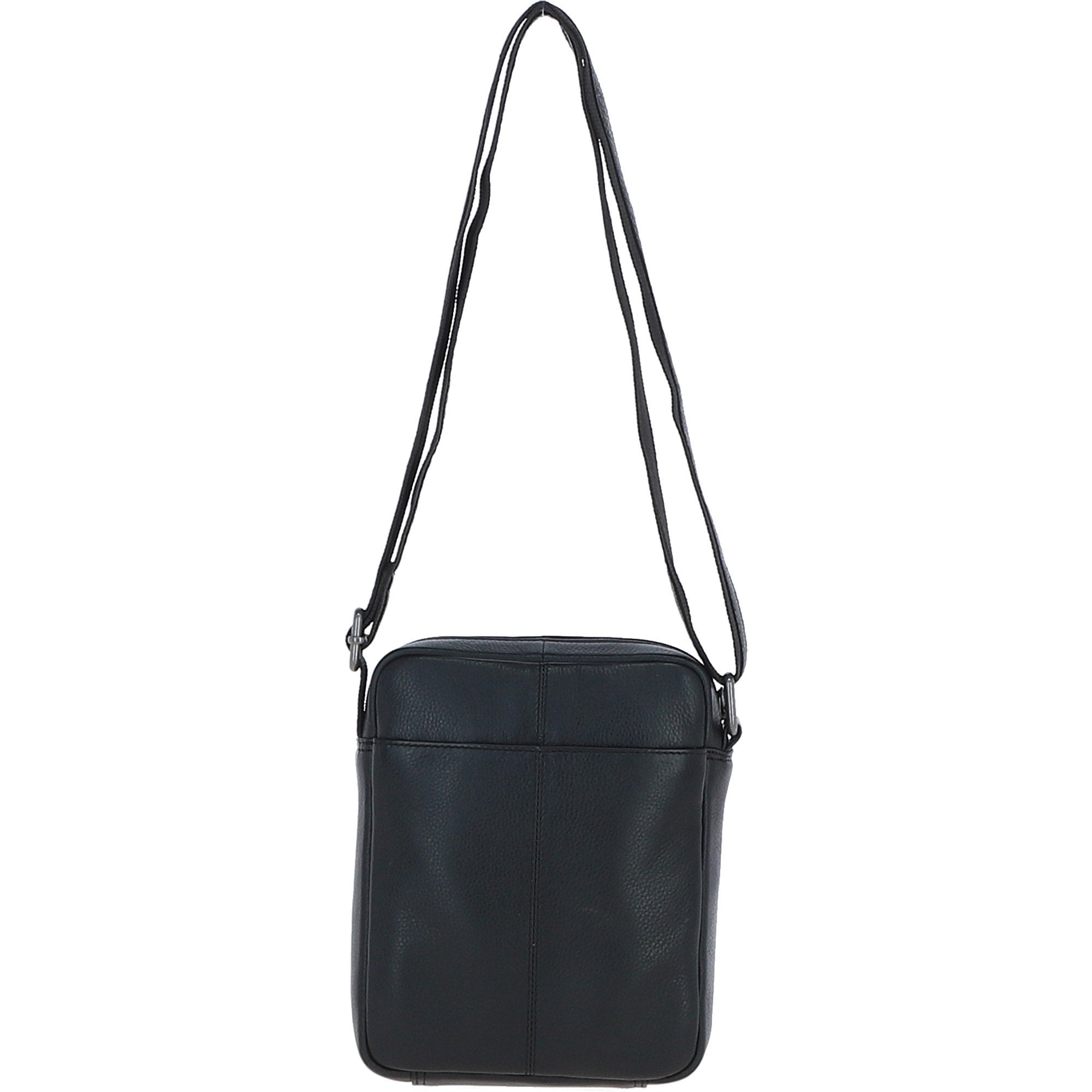 Compact Travel Messenger Bag with Multiple Zip Pockets and Adjustable Strap Black: MADRID