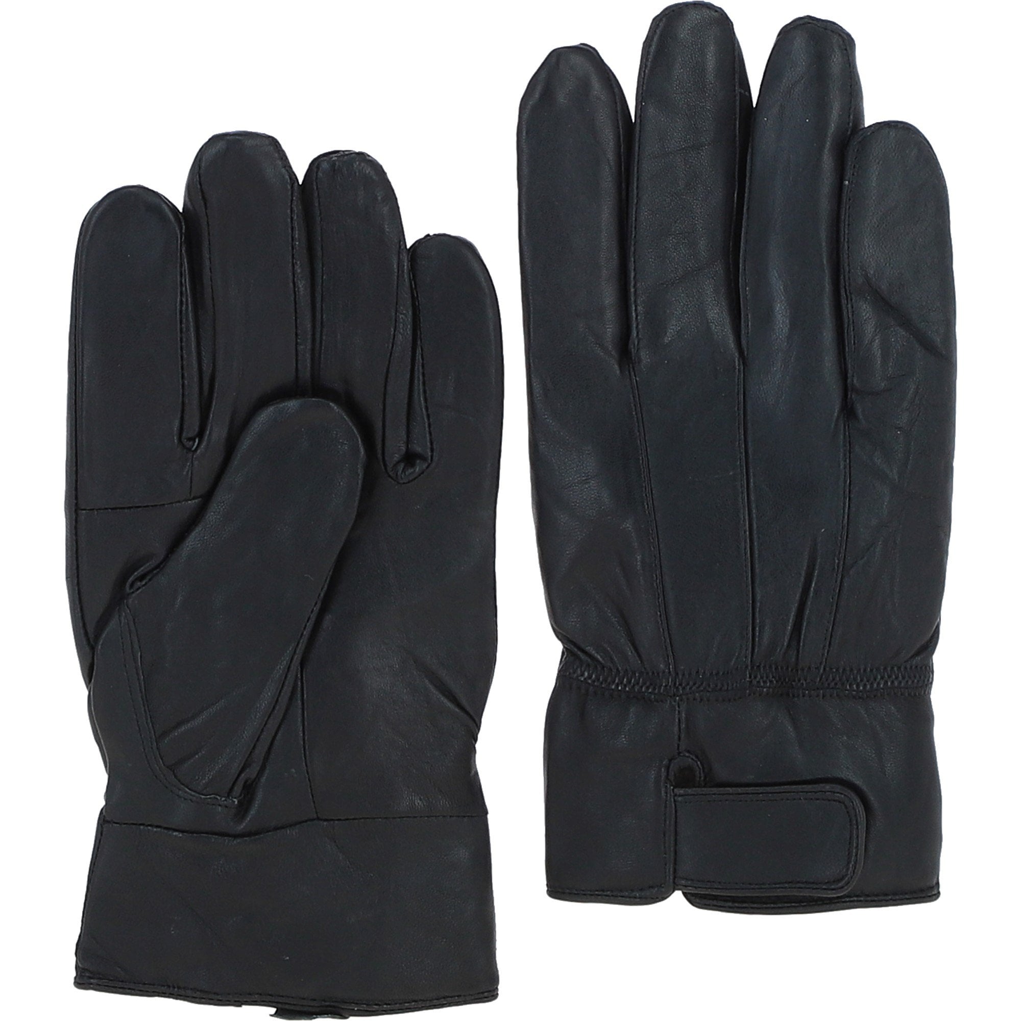 Women's Leather Gloves Black: NC 8923
