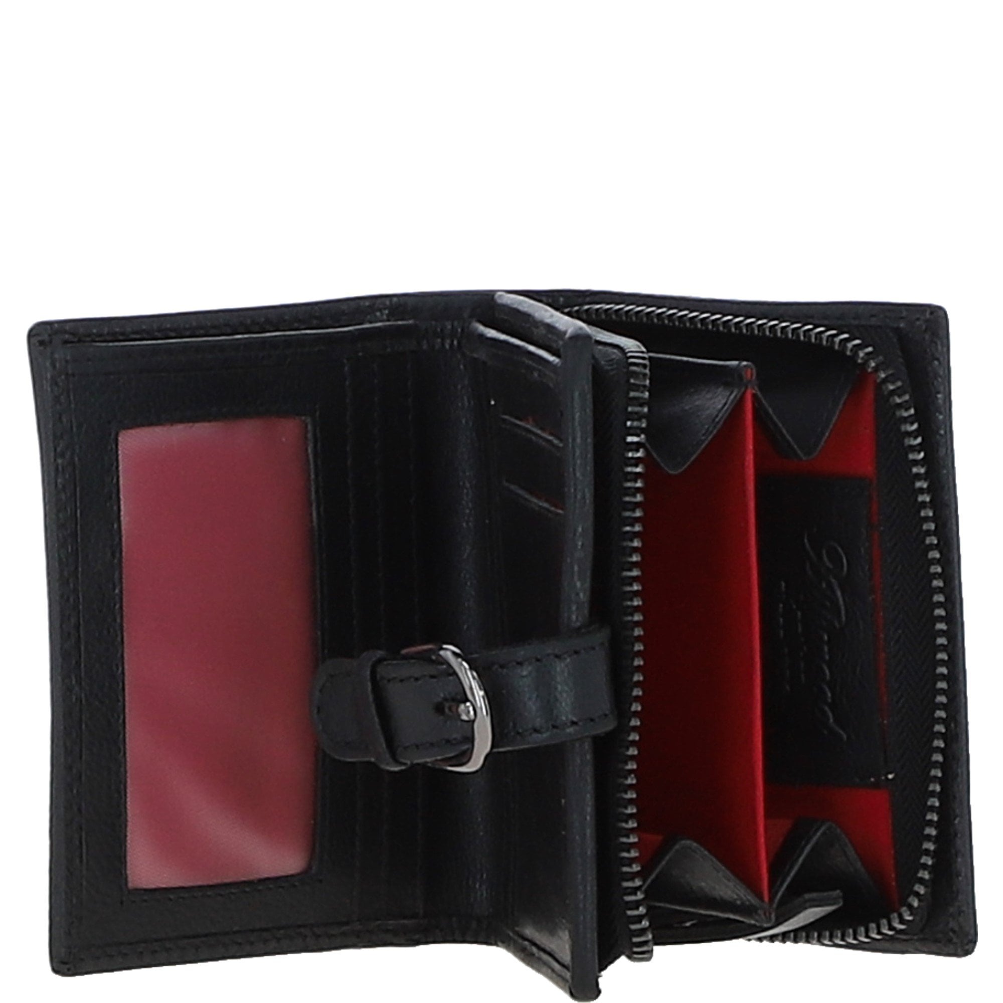 Ashwood Leather Women's Sleek Purse Black: S-40