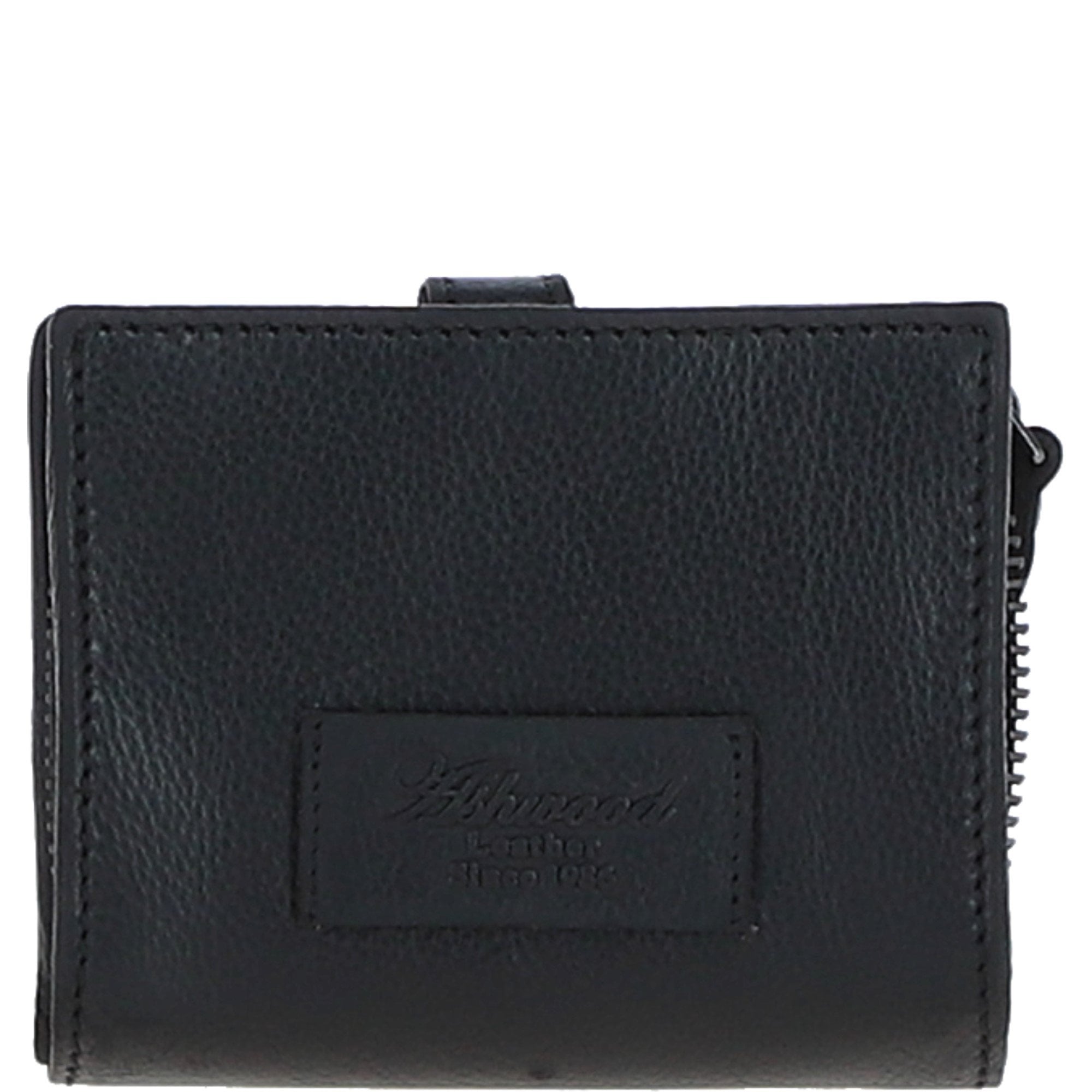 Ashwood Leather Women's Sleek Purse Black: S-40