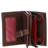 Ashwood Leather Women's Sleek Purse Chestnut: S-40