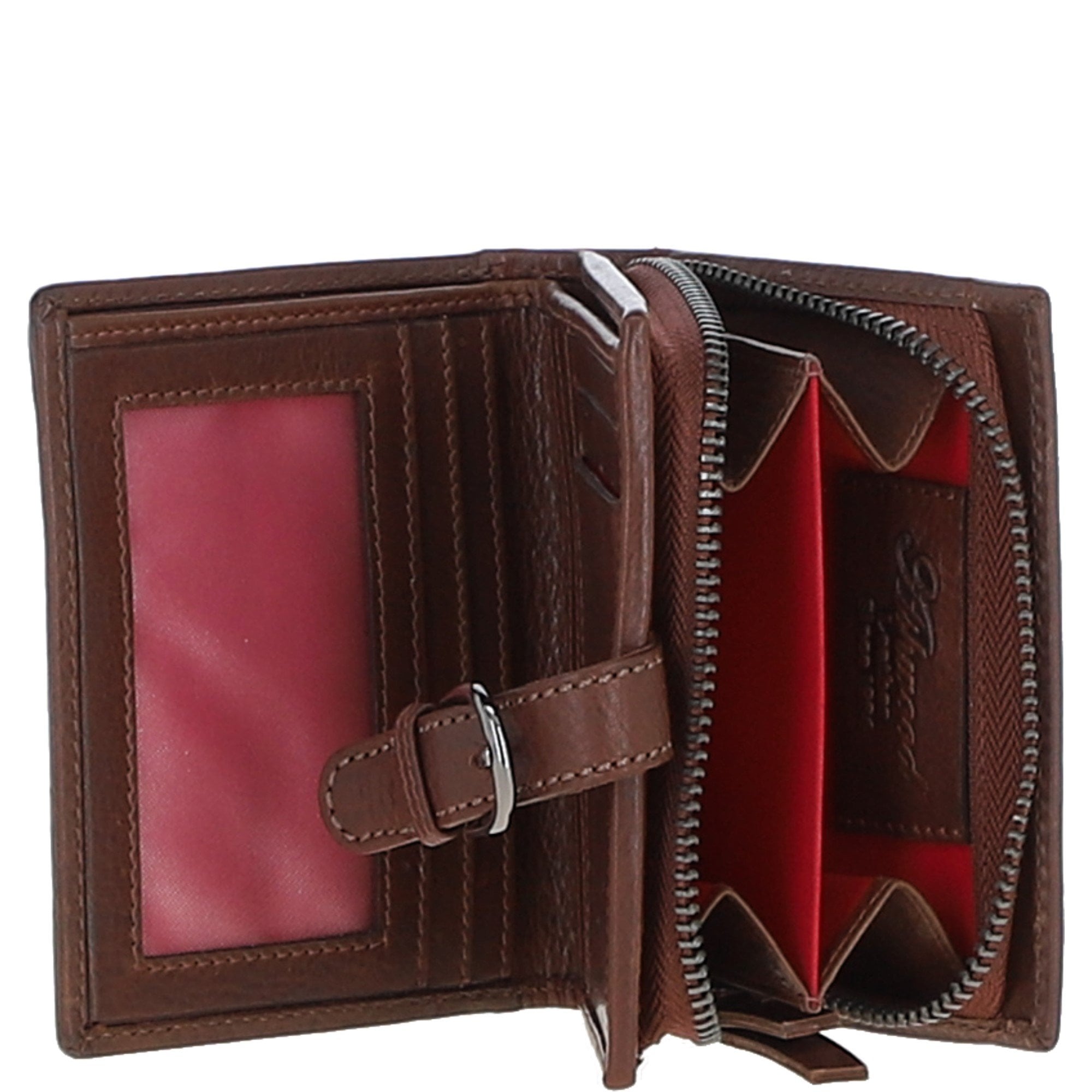 Ashwood Leather Women's Sleek Purse Chestnut: S-40