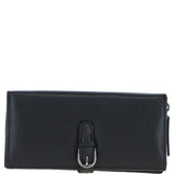 Ashwood Leather Women's Medium Sleek Purse Black: S-41