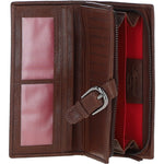 Ashwood Leather Women's Medium Sleek Purse Chestnut: S-41