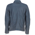 Ashwood Leather Men’s Multi-Zip Biker Jacket Raven Grey: Ronai