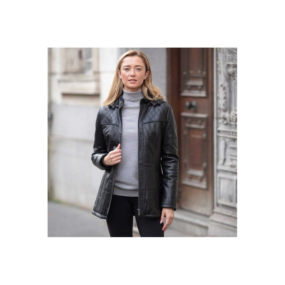 Leather Jacket Black/ddy: AWL-706