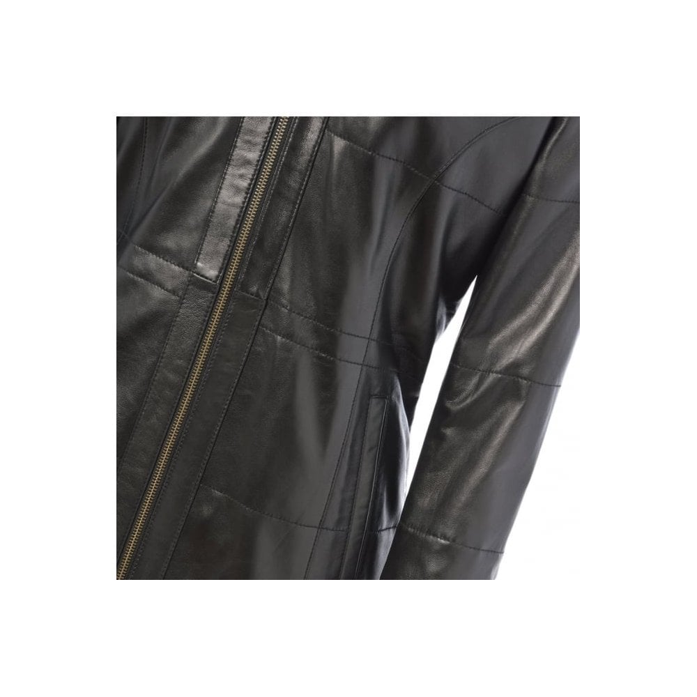 Leather Jacket Black/ddy: AWL-706