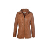 Leather Jacket Cognac/ddy: AWL-706